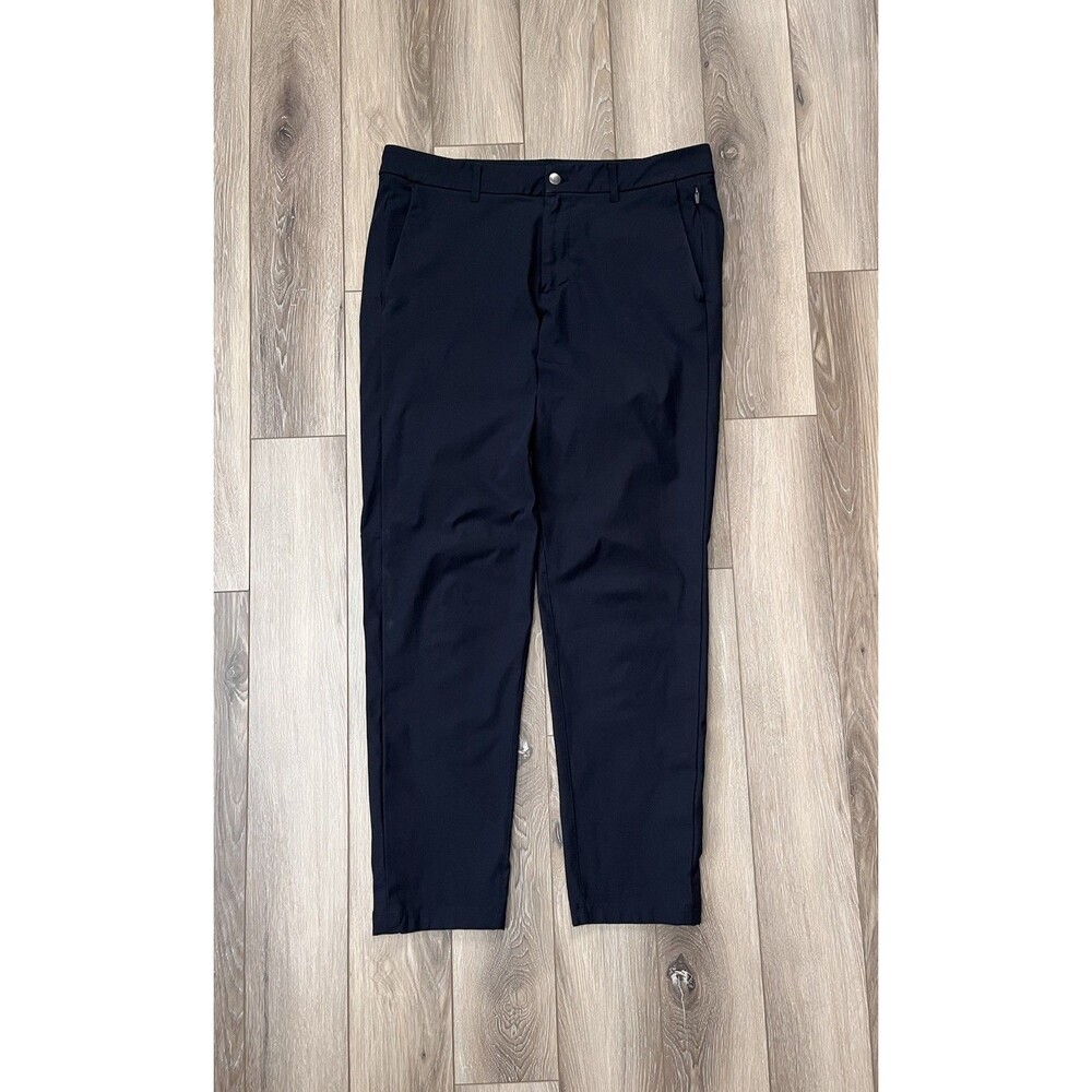 Lululemon Commission Pants Men's 36” x 30” Black Chino Trousers Preppy